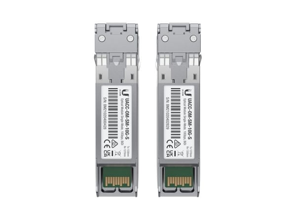 Ubiquiti - SFP (mini-GBIC) transceivermodul - 10GbE - 10GBASE-BiDi - LC-enkeltmodus - opp til 10 km - 1270 nm / 1330 nm (en pakke 2)