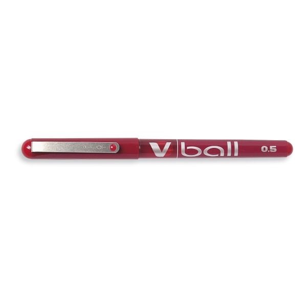 Rollerpen, Pilot V-Ball, 0,5 mm, rød
