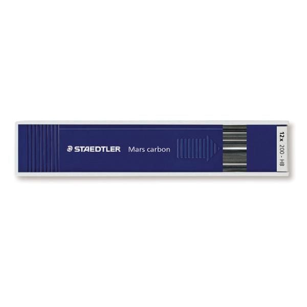 Stifter Staedtler Mars, HB, 2 mm, koffert med 12 stifter