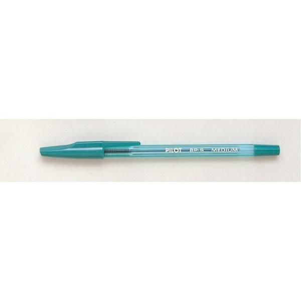 Kuglepen, Pilot BP-S, 0,7 mm, fine, grøn, pakke a 12 stk