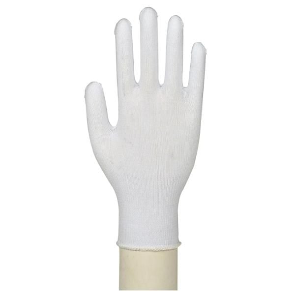 Tekstil handske, ABENA, 7, hvid, bomuld