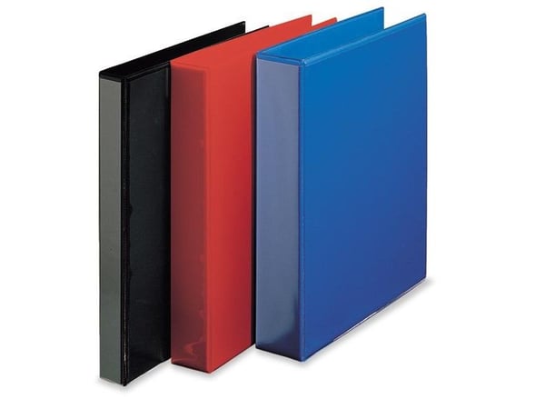 Esselte ESSENTIALS - Ringperm for presentasjoner - for A4 (210 x 297 mm) - kapasitet: 280 ark - blå
