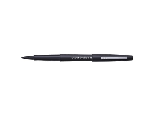 Papermate Flair, Sort, Medium, Sort, Plast, Rund, 1 mm