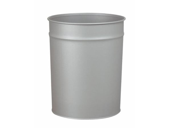 Papirkurv Twinco Twin Metal 20L aluminiumsgrå