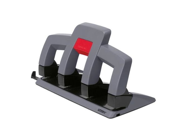 Rapid Supreme SP34 - Hullstanser - 30 ark / 3 mm - 4 hull - ABS-plast, metall - grafittsvart