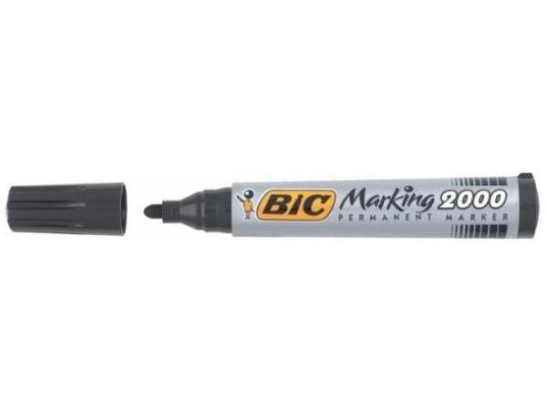 Pysyvä tussi BIC 2000, rund, lajitelma