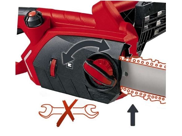 Einhell GE-EC 2240, 7800 RPM, 40,6 cm, 0,15 l, 37,5 cm, 15 m/s, Sort, Rød