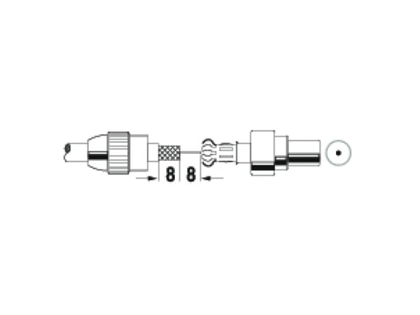 Schwaiger IEC, IEC, Hanstik, hopea, 10 kpl