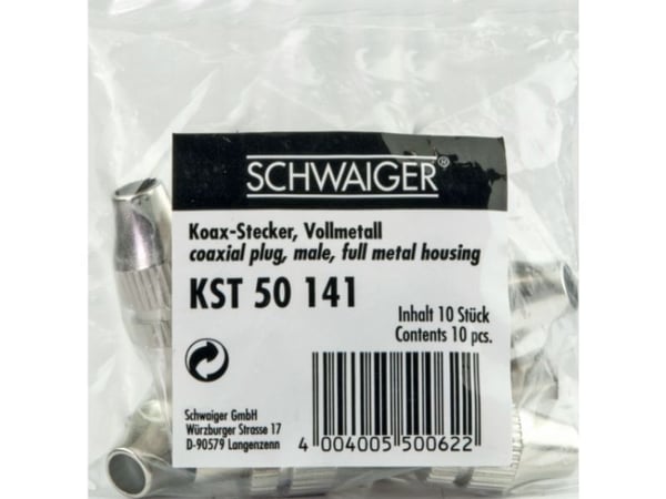 Schwaiger IEC, IEC, Hanstik, hopea, 10 kpl
