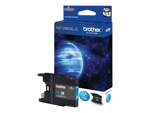 Brother LC1280XLC - Cyan - original - blekkpatron