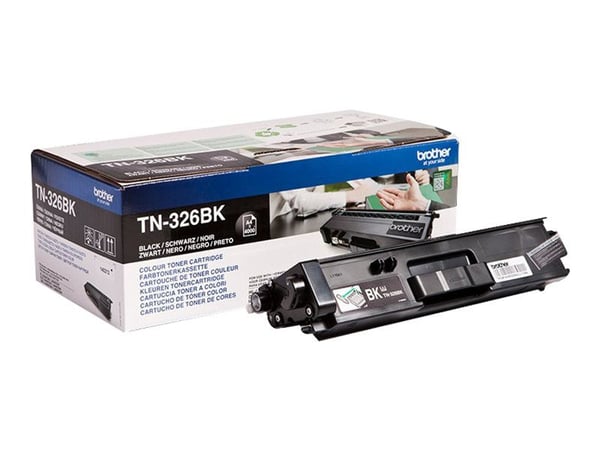 Brother TN326BK - Svart - original - tonerpatron - for Brother DCP-L8400CDN, DCP-L8450CDW, MFC-L8650CDW