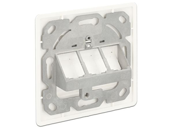 DeLOCK 86194, RJ-45, Hopea, Valkoinen, 80 mm, 25,8 mm, 80 mm