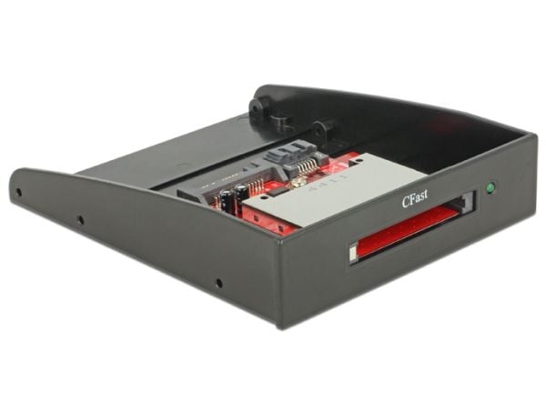 DeLOCK 91496, CFast, CFast 2.0, Musta, 3.5", SATA, Laatikko