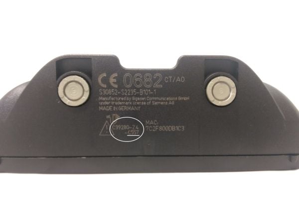 Gigaset C39280-Z4-C557, Sisätila, AC, Musta