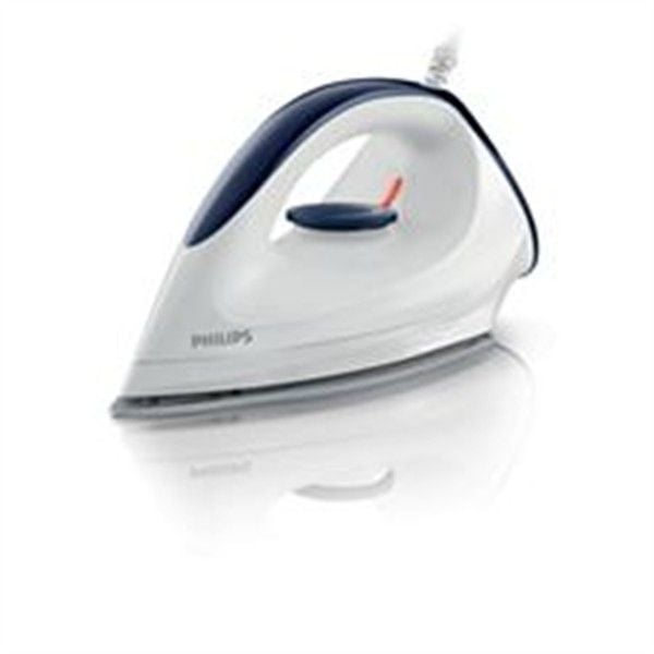 Philips GC160/02-kuivasilitysrauta, Kuivasilitys, DynaGlide-pohjalevy, 1,8 m, Valkoinen, 1200 W, 122 mm