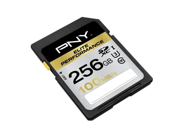 PNY 256 GB SDXC klasse 10, 256 GB, SDXC, Klasse 10, UHS-I, 100 MB/s, 75 MB/s