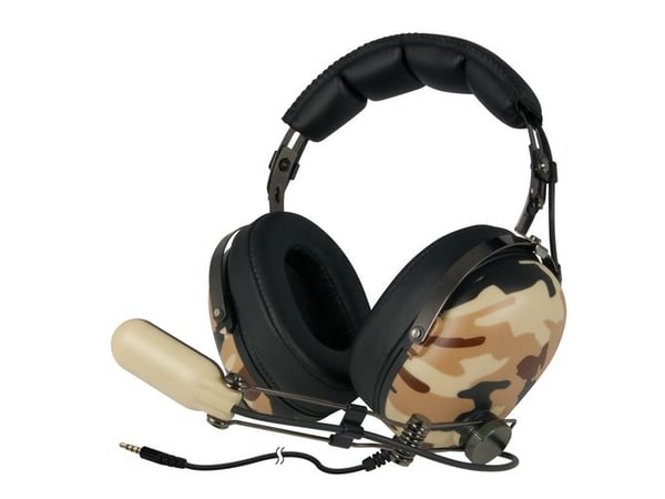 ARCTIC P533 Military, Koblet med ledninger (ikke trådløs), Spilling, 20 - 20000 Hz, 375 g, Hodesett, Kamuflasje