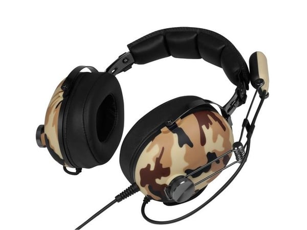ARCTIC P533 Military, Koblet med ledninger (ikke trådløs), Spilling, 20 - 20000 Hz, 375 g, Hodesett, Kamuflasje