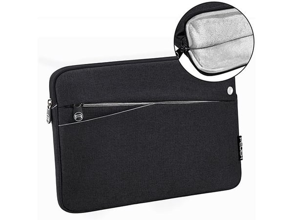 PEDEA Fashion - Eske for nettbrett - nylon - svart - 12.9" - for Apple 12.9-inch iPad Pro (1. generasjon, 2. generasjon)