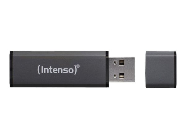Intenso Alu Line - USB-flashstasjon - 8 GB - USB 2.0 - antrasitt