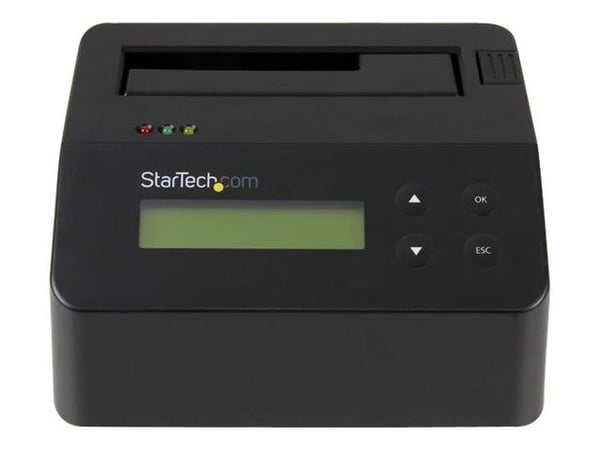 StarTech.com USB 3.0 Hard Drive Eraser Dock for 2,5" & 3,5" SATA/ IDE SSD HDD + mSATA & M.2 - Frittstående Secure Erase Wiper & Sanitizer (SDOCK1EU...