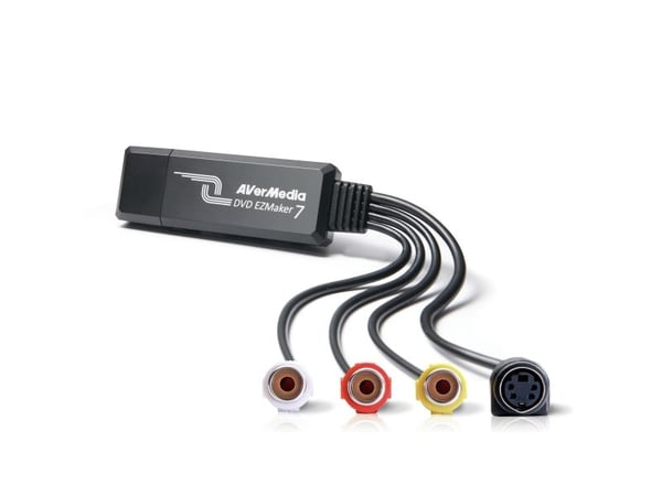 AVerMedia DVD EZMaker 7 - Videooptagelsesadapter - USB 2.0 - Mac OS is not supported.