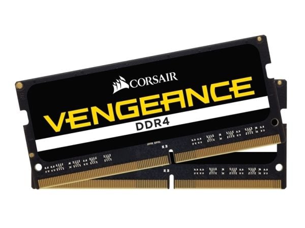 CORSAIR Vengeance - DDR4 - sett - 32 GB: 2 x 16 GB - SO DIMM 260-pin - 2666 MHz / PC4-21300 - CL18 - 1.2 V - ikke-bufret - ikke-ECC