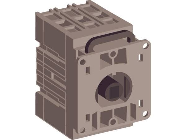 ABB OT25FT3, Frånskiljare, 4P, IP20, 43 mm, 52 mm, 54 mm