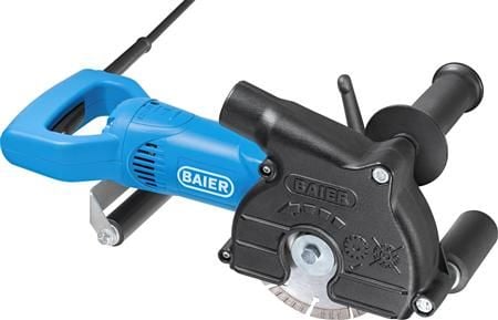 Baier BDN125 Diamantrilleskære med 2 stk Baier diamantskiver. Skæredybde op til 30 mm, max skærebredde 30 mm