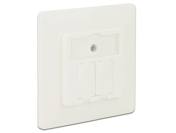 DeLOCK 86219, RJ-45, Valkoinen, 80 mm, 25,7 mm, 80 mm