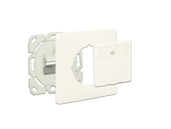 DeLOCK 86219, RJ-45, Valkoinen, 80 mm, 25,7 mm, 80 mm