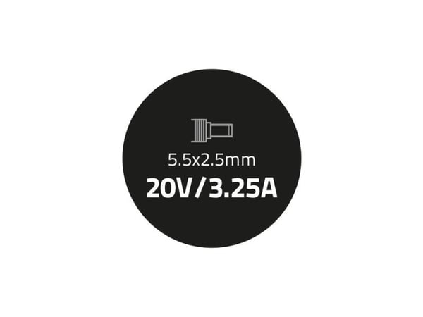 Qoltec - Verkkolaitesovitin - AC 100-240 V - 65 Watt