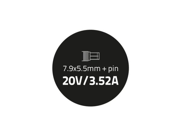Qoltec - Strømadapter - AC 100-240 V - 65 watt - for IBM ThinkPad X22 2660, 2662