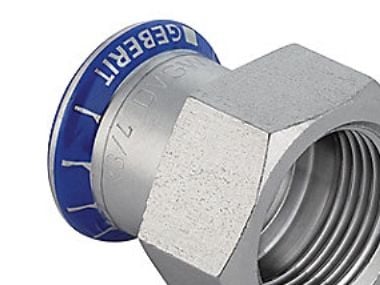 Overg.Mf Rustf 28mm-3/4 - M/indv.Gev MA-Press. Kun M-bakker