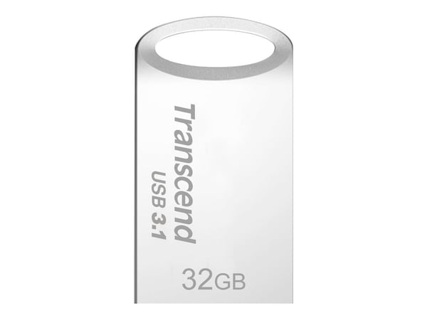 Transcend JetFlash 710 - USB-flashstasjon - 32 GB - USB 3.1 - sølv