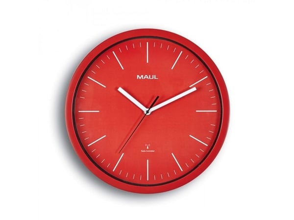 MAUL 9053425, Seinä, Digital clock, Pyöreä, Punainen, AA, 1,5 V