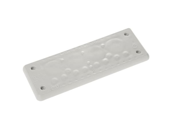 Trelleborg MH-24 F 19-1 LIGHT GREY UL94 V-0 IP65 - TPE - Ruuvi #####Durchführungsplatte #####TPE Grå 1 stk