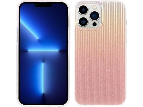 Kingxbar Travel Series Luxury Elegant Case for iPhone 13 Pro Orange (Solnedgang)