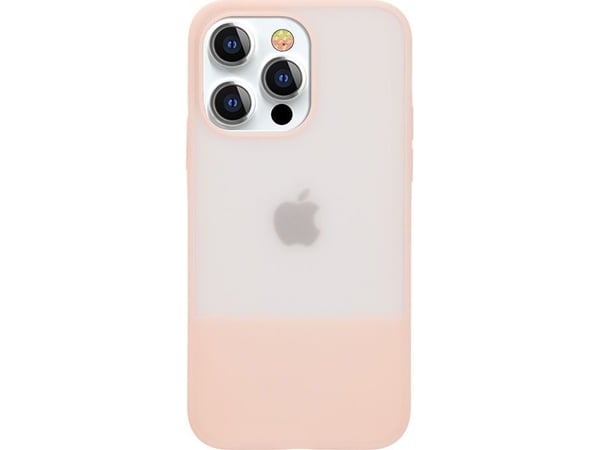 Kingxbar Kingxbar Plain Series deksel til iPhone 13 Pro Max silikondeksel rosa