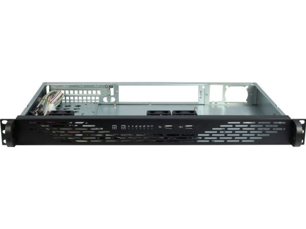 Inter-Tech IPC 1U-K-125L - Rackmonterbar 1U - mini-ITX - ingen strømforsyning - USB