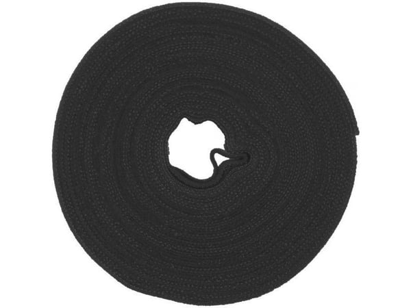 InLine 59934S, Huopa, Musta, 10000 mm, 16 mm, 100 g, 100 mm
