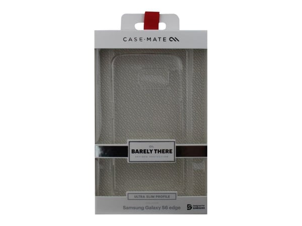 Case-Mate Barely There - Baksidedeksel for mobiltelefon - polykarbonat - blank - for Samsung Galaxy S6 edge
