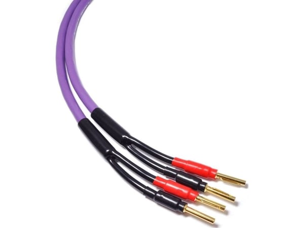 Kabel Melodika Banan x2 - Banan x2 2m fioletowy