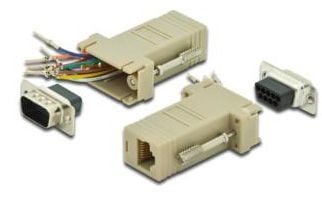 ASSMANN - Seriell adapter - DB-9 (P) til RJ-45 (R) - tommelskruer - beige