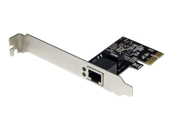 StarTech.com 1 Port PCIe Gigabit Network Server Adapter NIC Card - Dual Profile - Gigabit Desktop Adapter REV E Intel 6 Chip support (ST1000SPEX2) ... StarTech.com 1 Port PCIe Gigabit Network Server Adapter NIC Card - Dual Profile - Gigabit Desktop Adapter REV E Intel 6 Chip support (ST1000SPEX2) ...