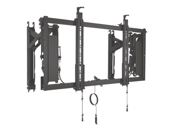 Chief ConnexSys Single Display Video Wall Mount - For Displays 42-80" - Black - Monteringssett (veggmontering) - for videovegg - svart - skjermstør...