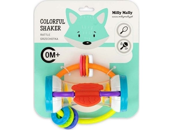 Milly Mally Rattle Shaker, fargerik