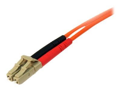 Startech 1m Fiber Optic Cable - Multimode Duplex 50/125 - LSZH - LC/LC - OM2 - LC to LC Fiber Patch Cable (50FIBLCLC1) - Nettverkskabel - LC multim...