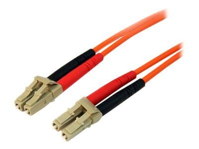 Startech 1m Fiber Optic Cable - Multimode Duplex 50/125 - LSZH - LC/LC - OM2 - LC to LC Fiber Patch Cable (50FIBLCLC1) - Nettverkskabel - LC multim...