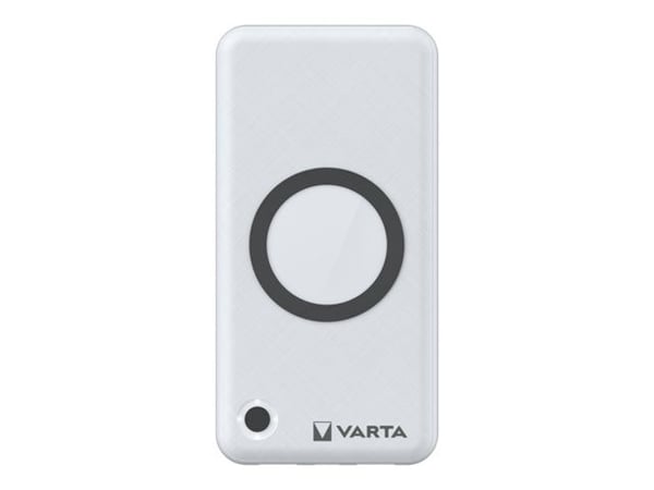 Varta - Trådløs nødlader - 2-i-1 - Li-pol - 15000 mAh - 55.5 Wh - 20 watt - 3 A - PD, QC 3.0 - 3 utgangskontakter (2 x USB, USB-C)